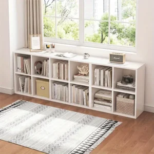 White Wooden Bookshelf