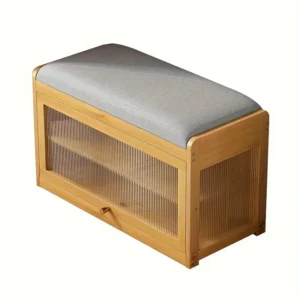 Bamboo Shoe Rack Bench