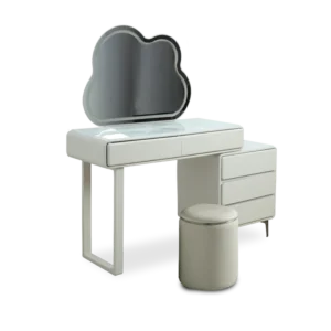 PANSY LED Mirror Dresser with Stool
