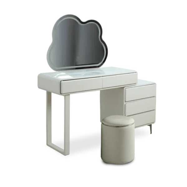 PANSY LED Mirror Dresser with Stool