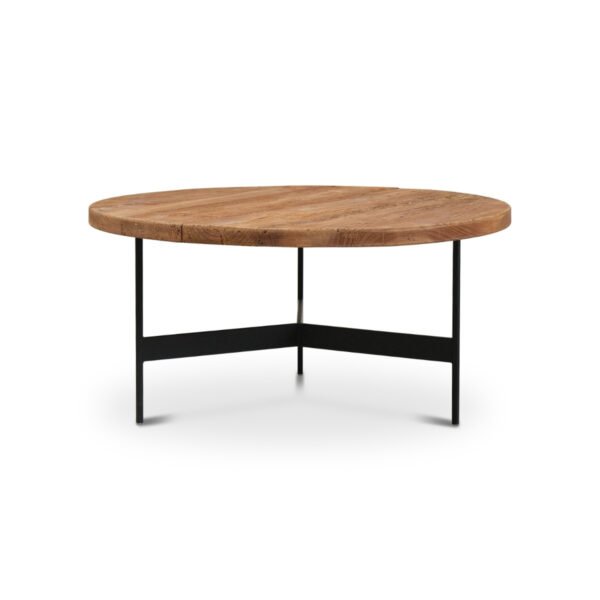 Reclaimed Wood Coffee Table Dia70cm